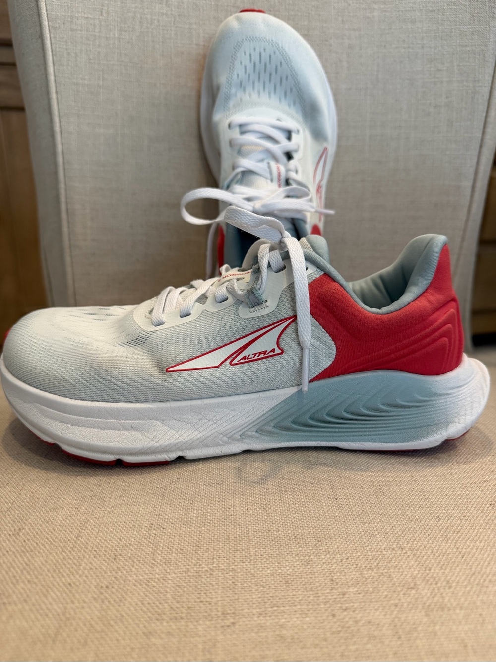 Altra women’s Shoes - White with Red Accents
